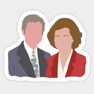 Jimmy + Rosalynn Carter Sticker